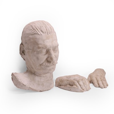 Lot 63 - A death mask of Joseph Stalin