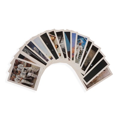 Lot 531 - A group of sixteen NASA Apollo Mission photographs 'Apollo - In the beginning...'