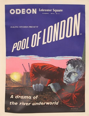 Lot 308 - A 'Pool of London' film poster