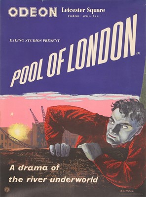 Lot 309 - A 'Pool of London' film poster