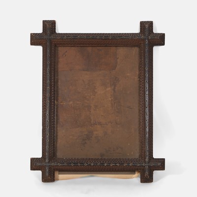 Lot 405 - A tramp art picture frame