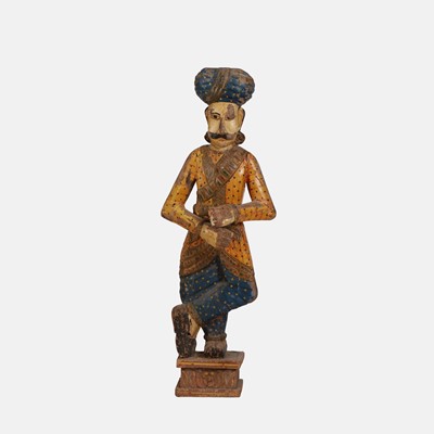 Lot 174 - A carved and painted shop display figure