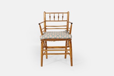 Lot 224 - A painted beech Sussex-style side chair