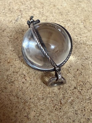 Lot 5 - A mystical quartz orb pendant