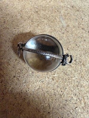 Lot 5 - A mystical quartz orb pendant