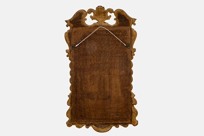 Lot 60 - A George II carved giltwood and gesso pier mirror