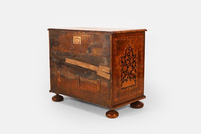 Lot A William and Mary walnut and marquetry chest of drawers