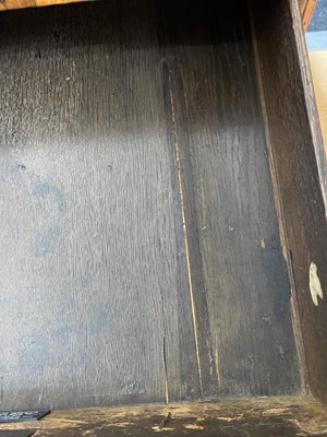 Lot 56 - A William and Mary walnut and marquetry chest of drawers