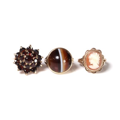 Lot 264 - A group of three rings