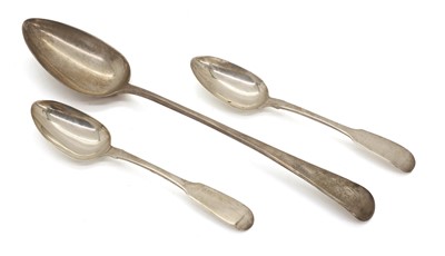 Lot 11 - A George III silver basting spoon
