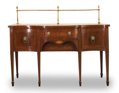 Lot 509 - A Regency mahogany sideboard