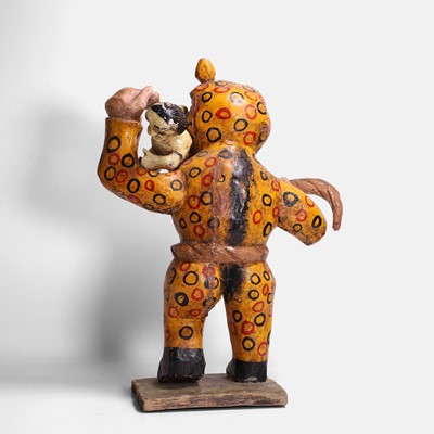 Lot 80 - A Tibetan monster deity