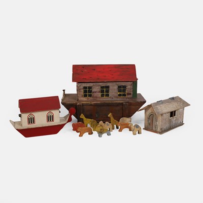 Lot 193 - Three scratch-built Noah's Arks