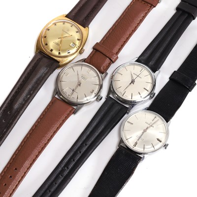 Lot 482 - A group of four vintage wristwatches