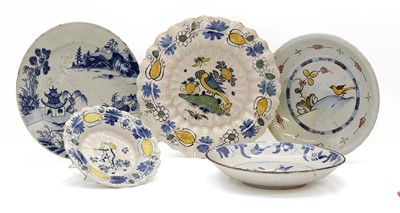 Lot 108 - A group of four Delft pottery bowls