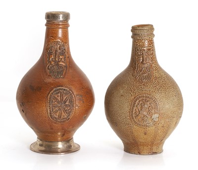 Lot 103 - Two Bellarmine stoneware jugs