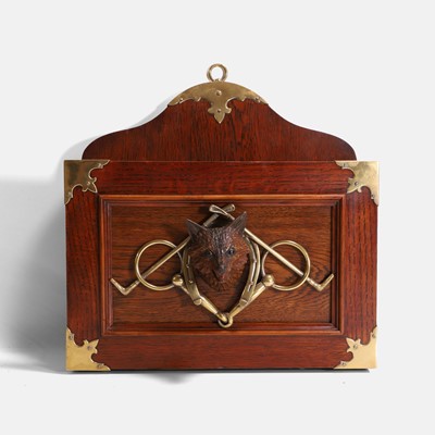 Lot 542 - A novelty Victorian magazine or newspaper rack
