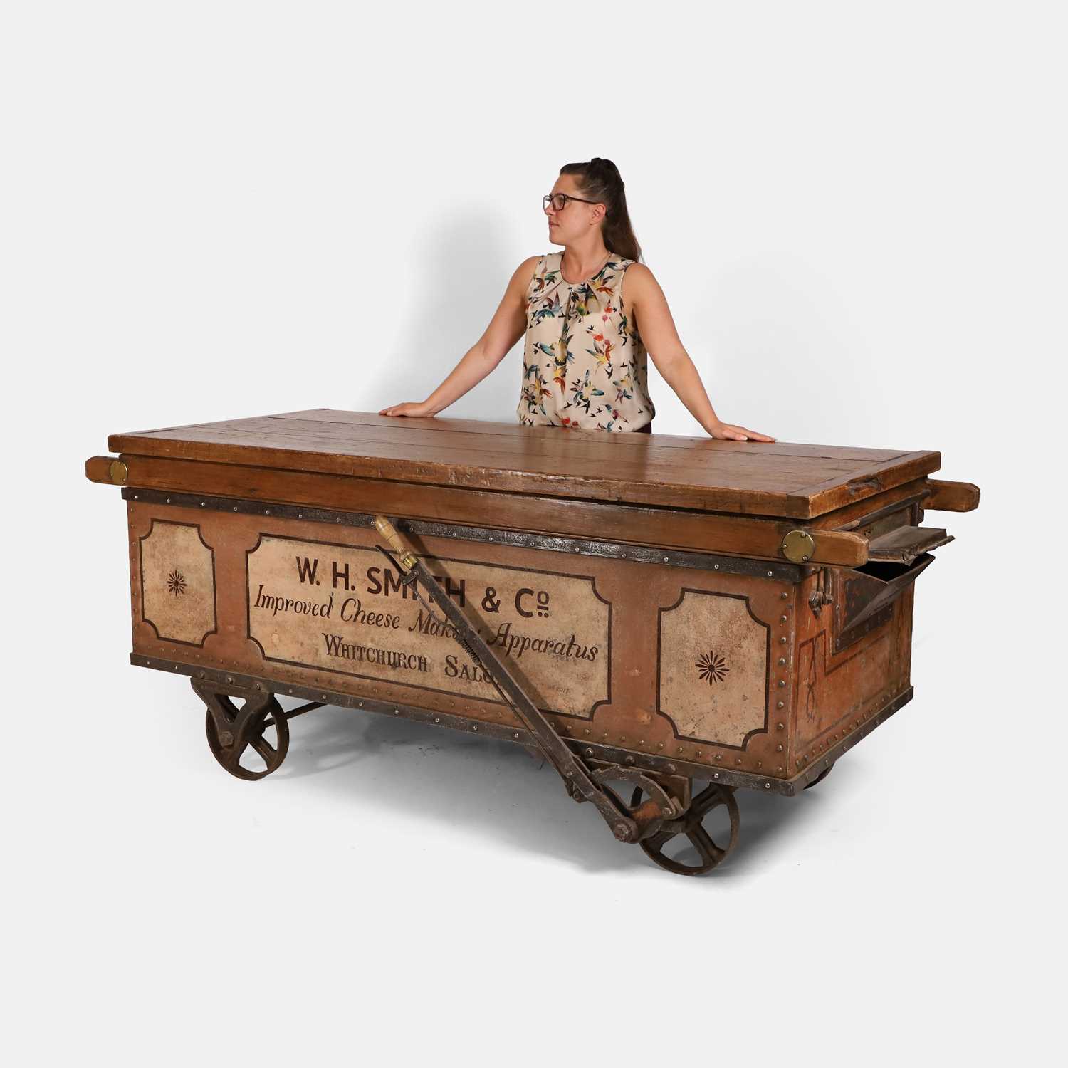 Lot 420 - A Victorian railway freight truck