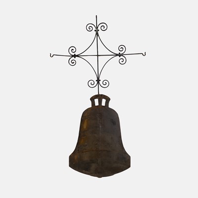 Lot 390 - A folk art bell sign
