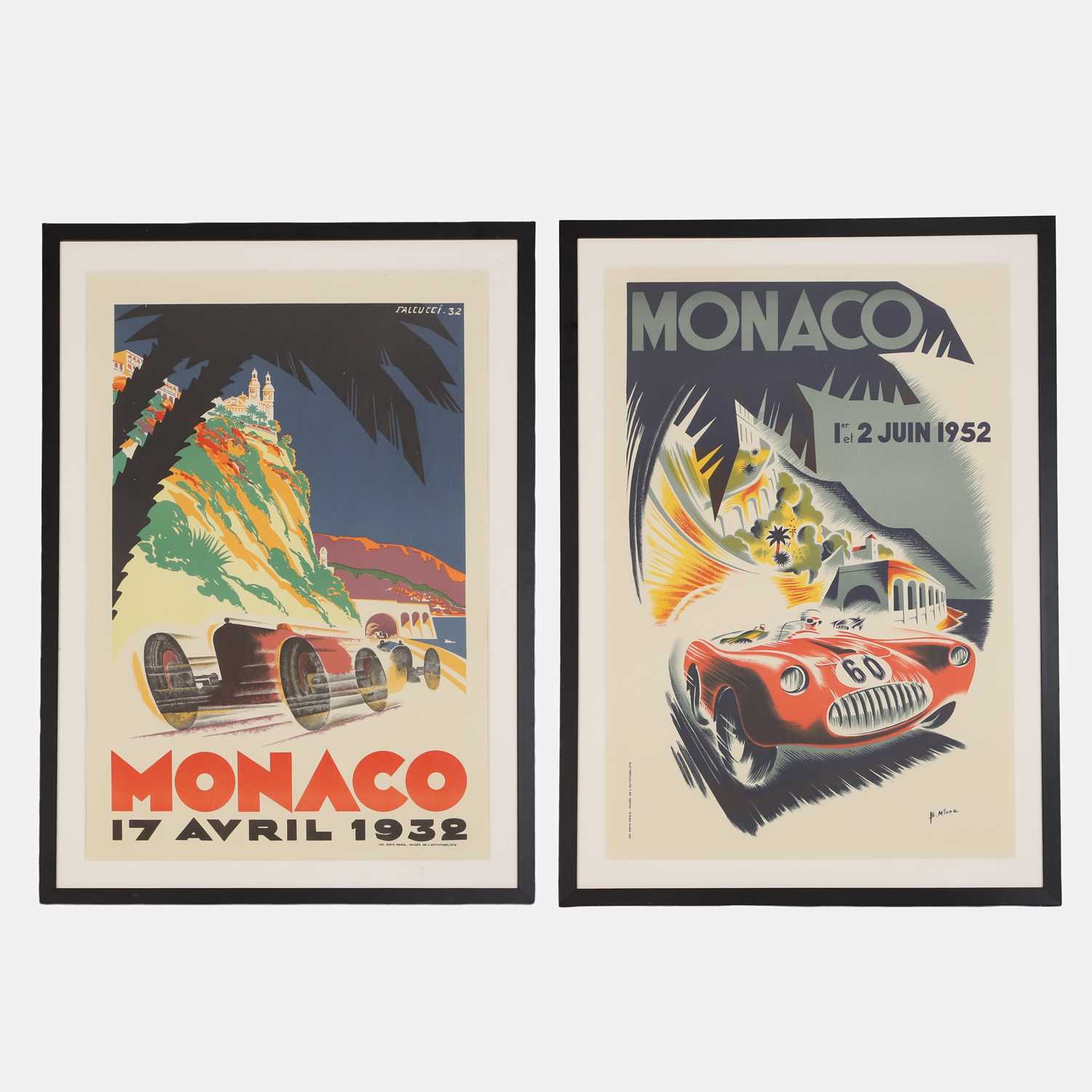 Lot 518 - Two Monaco Racing posters