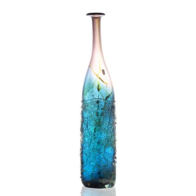 Lot 237 - A large Mdina glass bottle vase