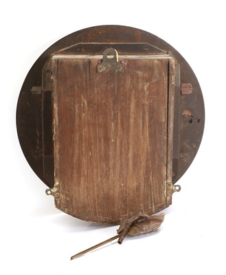 Lot 203 - A mahogany dial clock by J W Benson