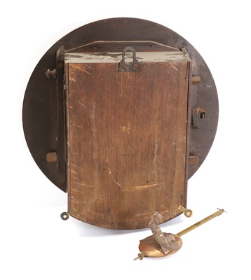 Lot 205 - A mahogany dial clock