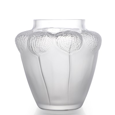 Lot 156 - A Lalique 'Bali' pattern vase