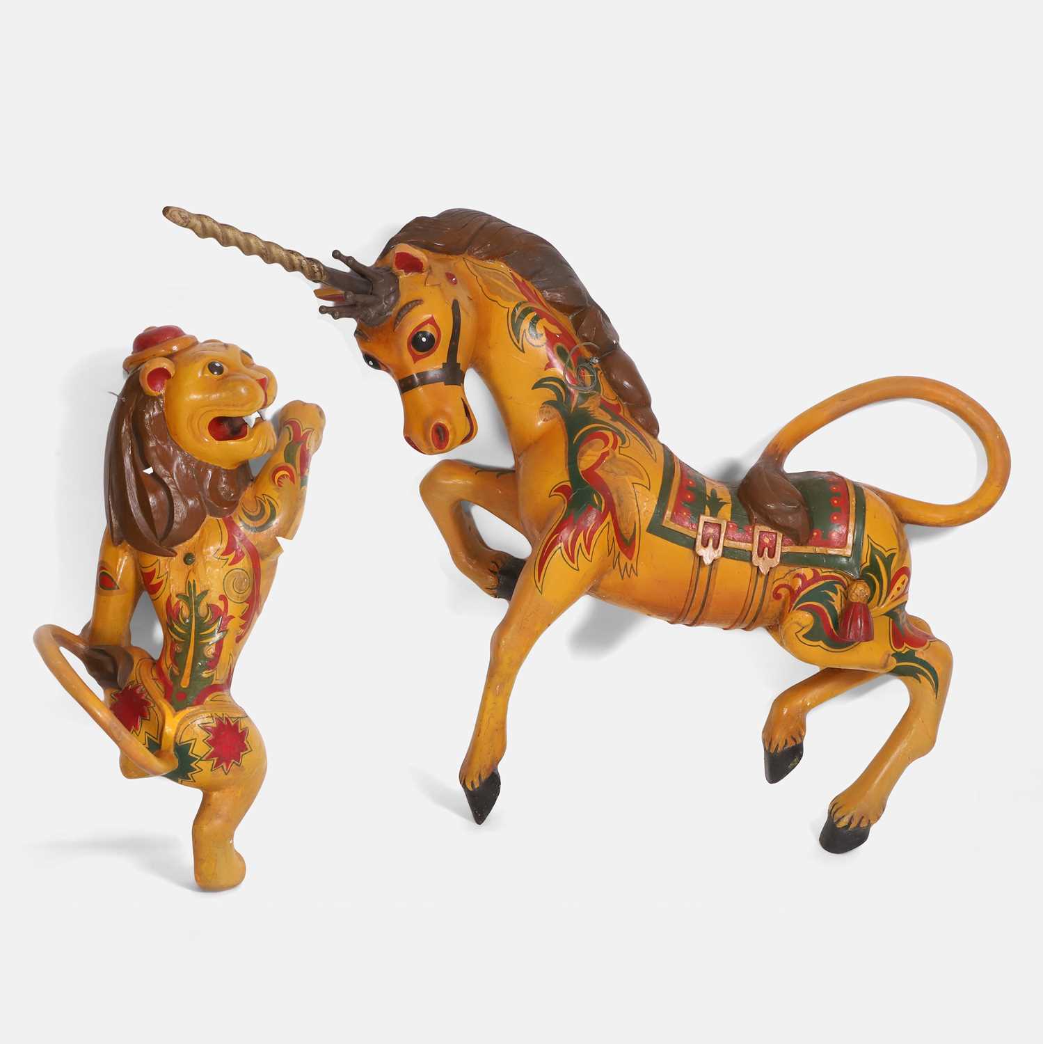 Lot 145 - Large Festival of Britain lion and a unicorn