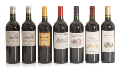 Lot 392 - A selection of red Bordeaux wines