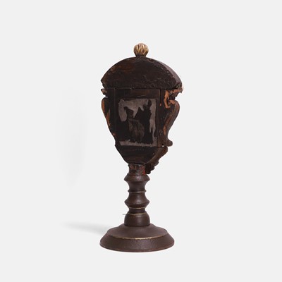 Lot 127 - A mounted reliquary stand