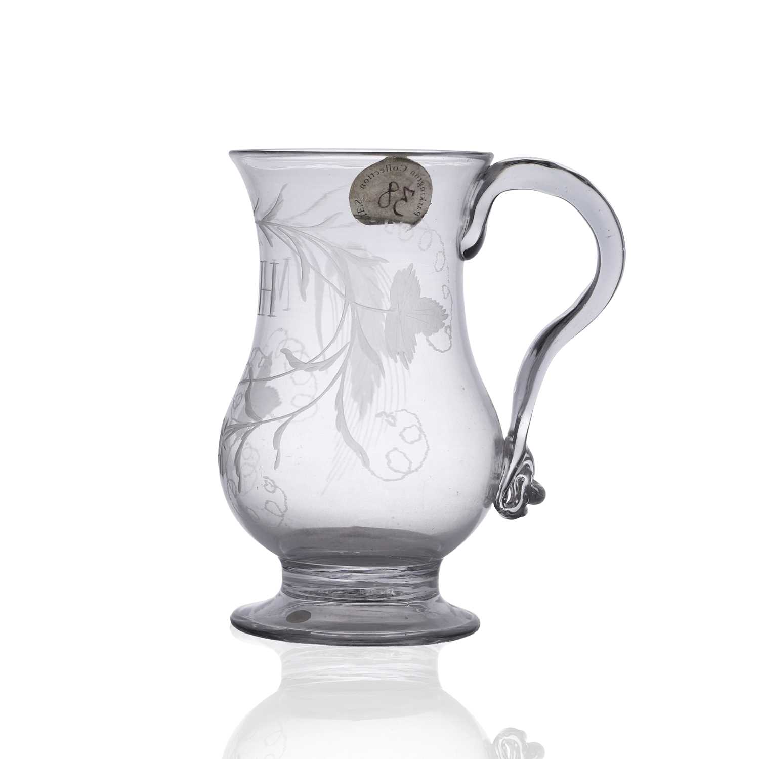 Lot 15 - A glass mug