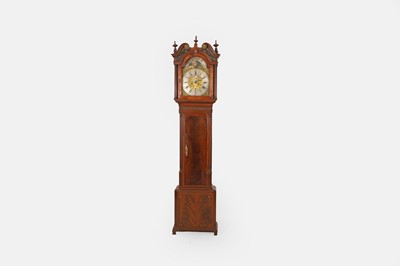 Lot 82 - A George III longcase clock by Wyke & Green, Liverpool