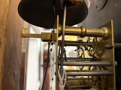 Lot 82 - A George III longcase clock by Wyke & Green, Liverpool
