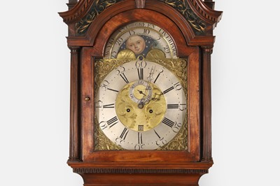 Lot 82 - A George III longcase clock by Wyke & Green, Liverpool