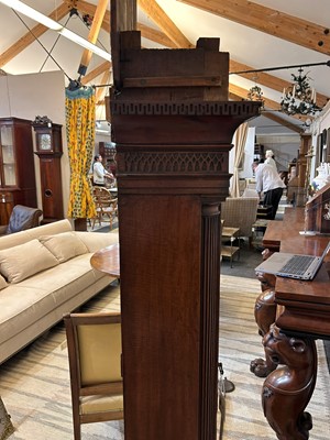 Lot 82 - A George III longcase clock by Wyke & Green, Liverpool