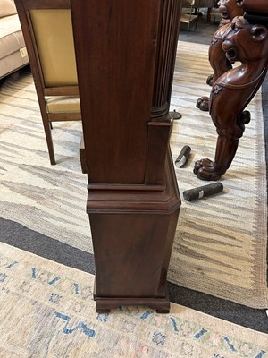 Lot 82 - A George III longcase clock by Wyke & Green, Liverpool