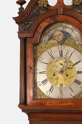 Lot 82 - A George III longcase clock by Wyke & Green, Liverpool