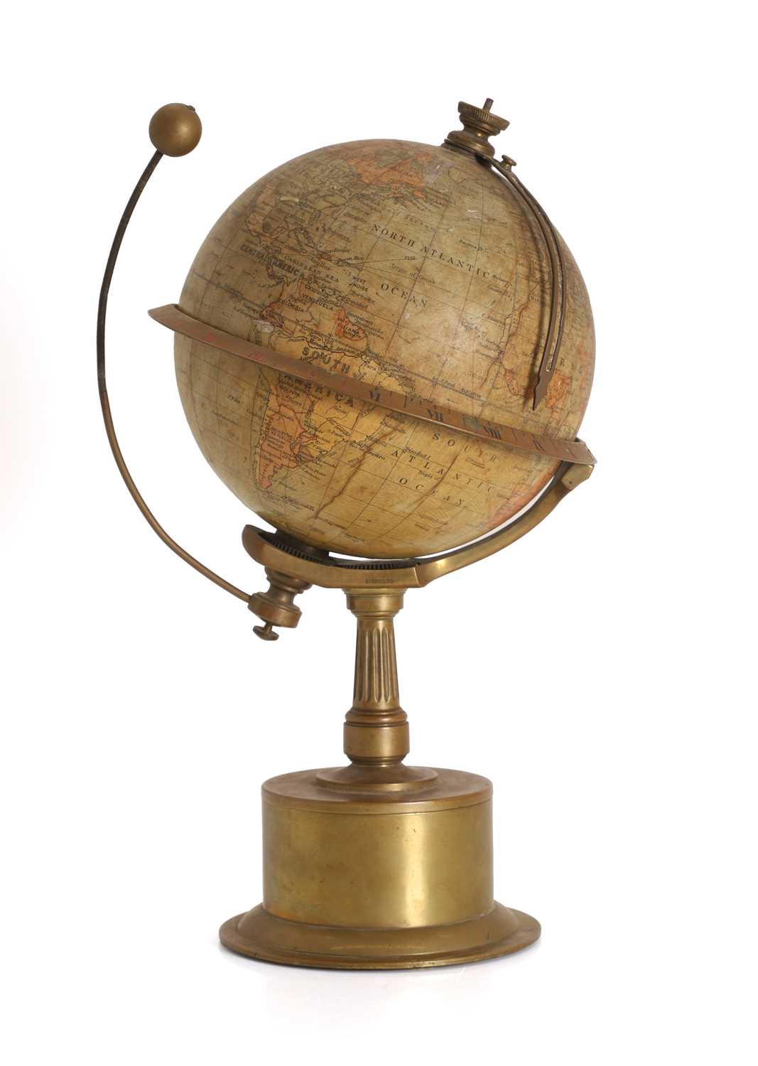 Lot 304 - An Edwardian terrestrial globe chronosphere