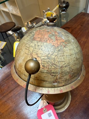 Lot 304 - An Edwardian terrestrial globe chronosphere