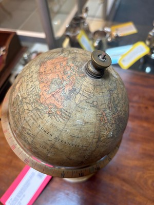 Lot 304 - An Edwardian terrestrial globe chronosphere