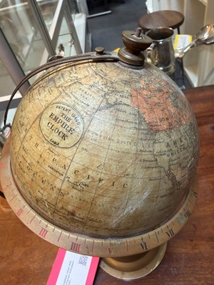 Lot 304 - An Edwardian terrestrial globe chronosphere