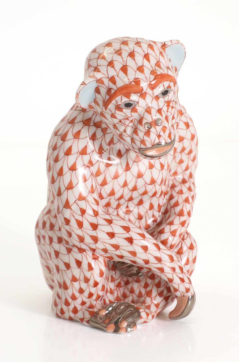 Lot 101 - A Herend monkey
