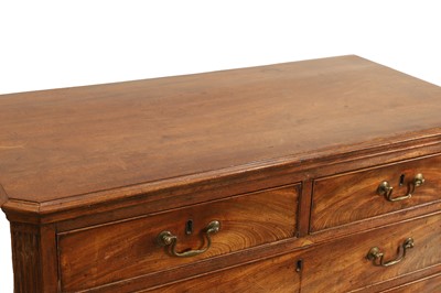 Lot 521 - A George III North Country mahogany chest of drawers