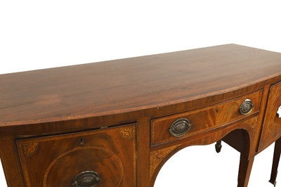 Lot 506 - A George III mahogany crossbanded and inlaid sideboard