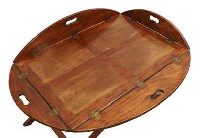 Lot 510 - A Victorian mahogany butlers tray