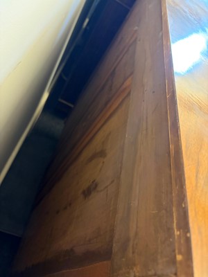 Lot 509 - A walnut open bookcase