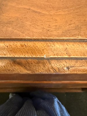 Lot 509 - A walnut open bookcase