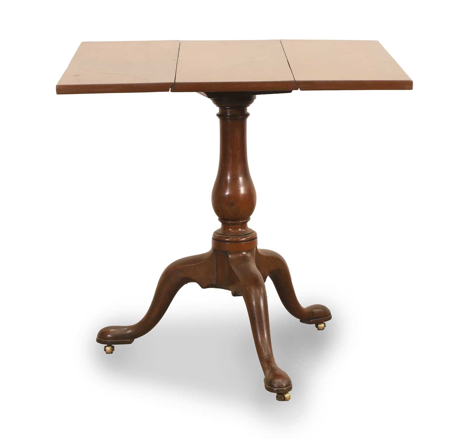 Lot 514 - An unusual George II mahogany tripod table