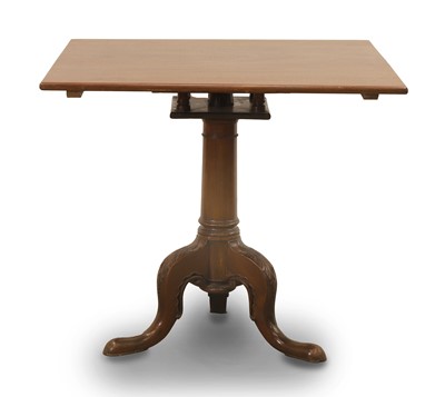 Lot 513A - A George III mahogany tripod table